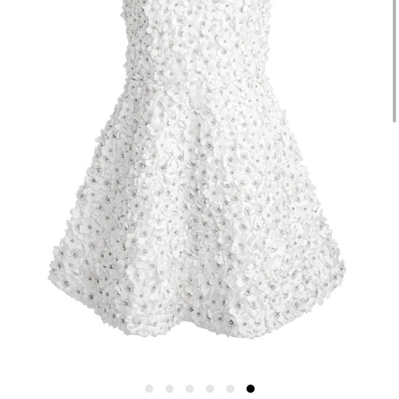 Alice + Olivia White Formal Dress